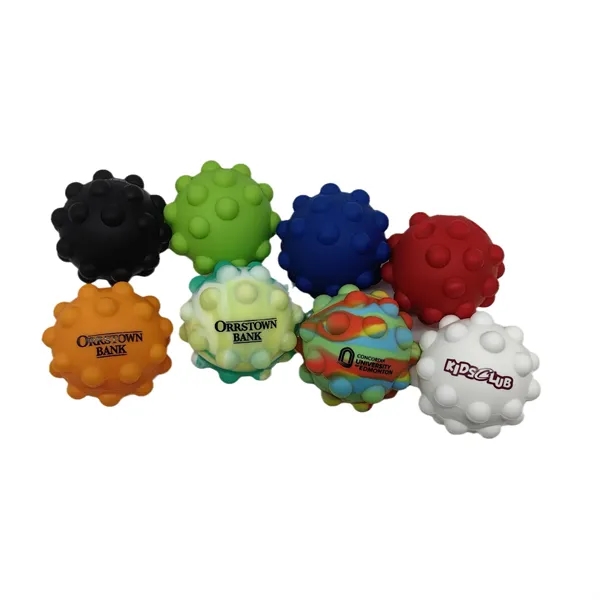 Silicone Fidget Push Pop Bounce Ball - Silicone Fidget Push Pop Bounce Ball - Image 4 of 4
