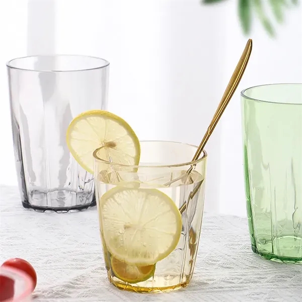 8oz Clear Hard Acrylic Plastic Beer Cup Drinkware Reusable - 8oz Clear Hard Acrylic Plastic Beer Cup Drinkware Reusable - Image 1 of 2