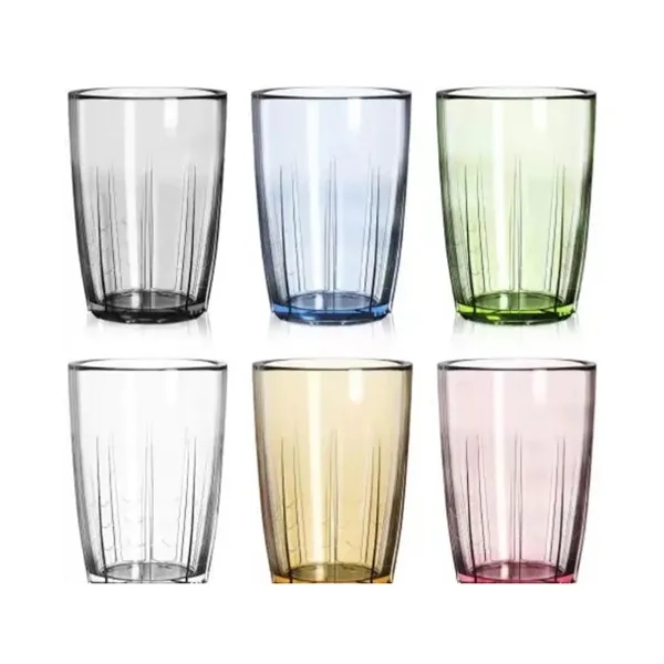 8oz Clear Hard Acrylic Plastic Beer Cup Drinkware Reusable - 8oz Clear Hard Acrylic Plastic Beer Cup Drinkware Reusable - Image 0 of 2