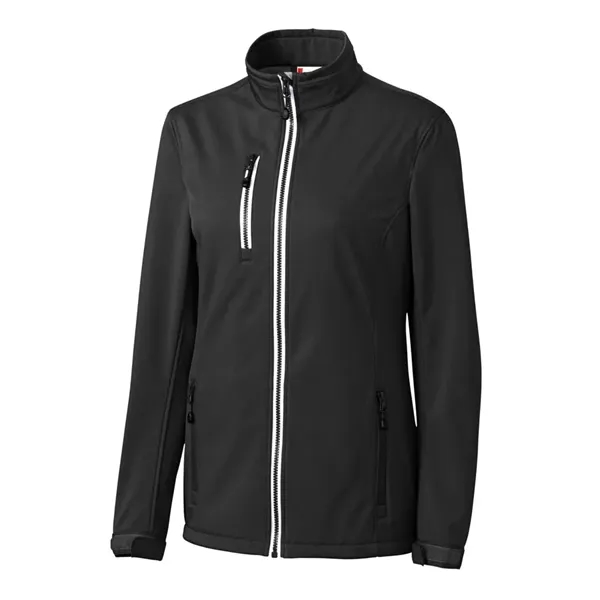 Clique Telemark Eco Stretch Softshell Full Zip Womens Jacket - Clique Telemark Eco Stretch Softshell Full Zip Womens Jacket - Image 11 of 27