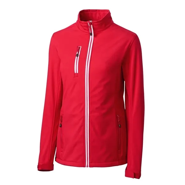 Clique Telemark Eco Stretch Softshell Full Zip Womens Jacket - Clique Telemark Eco Stretch Softshell Full Zip Womens Jacket - Image 15 of 27