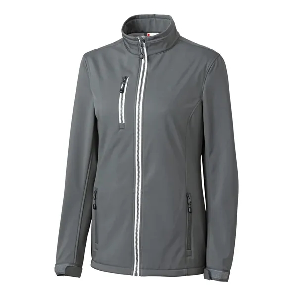 Clique Telemark Eco Stretch Softshell Full Zip Womens Jacket - Clique Telemark Eco Stretch Softshell Full Zip Womens Jacket - Image 16 of 27