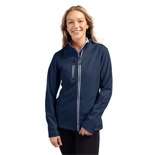 Clique Telemark Eco Stretch Softshell Full Zip Womens Jacket - Clique Telemark Eco Stretch Softshell Full Zip Womens Jacket - Image 24 of 27