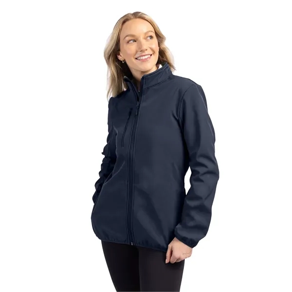 Clique Trail Eco Stretch Softshell Full Zip Womens Jacket - Clique Trail Eco Stretch Softshell Full Zip Womens Jacket - Image 25 of 30