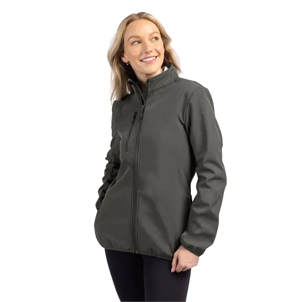 Clique Trail Eco Stretch Softshell Full Zip Womens Jacket - Clique Trail Eco Stretch Softshell Full Zip Womens Jacket - Image 26 of 30