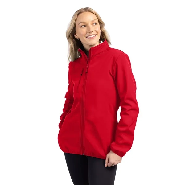 Clique Trail Eco Stretch Softshell Full Zip Womens Jacket - Clique Trail Eco Stretch Softshell Full Zip Womens Jacket - Image 28 of 30