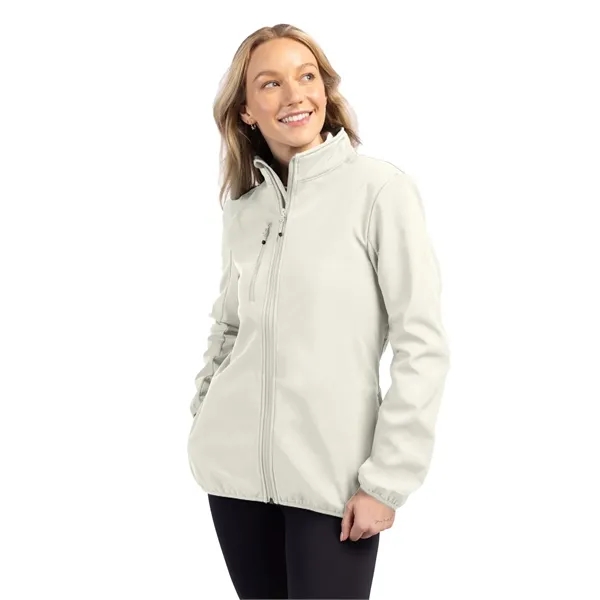 Clique Trail Eco Stretch Softshell Full Zip Womens Jacket - Clique Trail Eco Stretch Softshell Full Zip Womens Jacket - Image 30 of 30