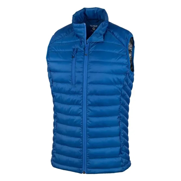 Clique Hudson Insulated Womens Full-Zip Puffer Vest - Clique Hudson Insulated Womens Full-Zip Puffer Vest - Image 10 of 11