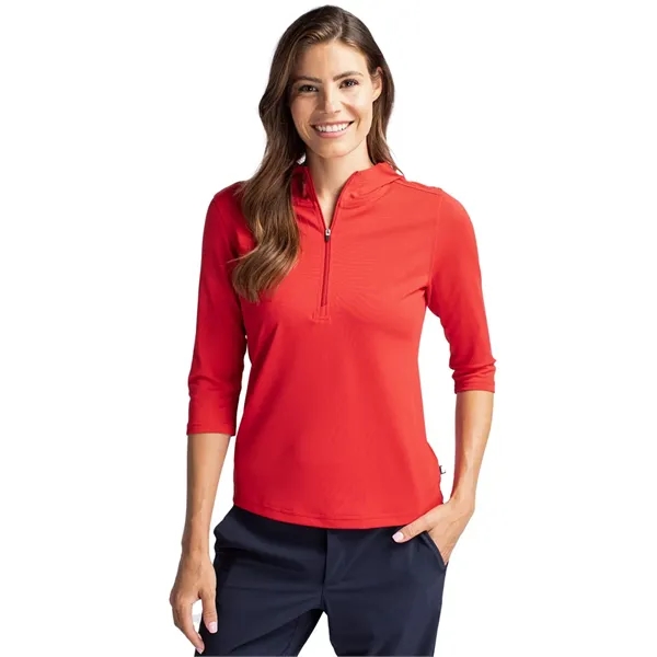 Cutter & Buck Virtue Eco Pique Recycled Half Zip Pullover... - Cutter & Buck Virtue Eco Pique Recycled Half Zip Pullover... - Image 9 of 11