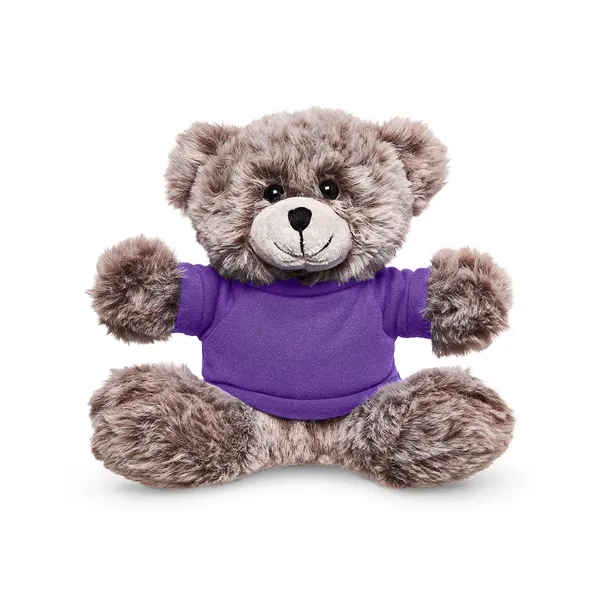 7" Soft Plush Bear With T-Shirt - 7" Soft Plush Bear With T-Shirt - Image 2 of 44