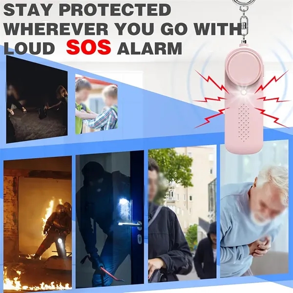 Emergency security protection lighting safety alarm keychain - Emergency security protection lighting safety alarm keychain - Image 4 of 4