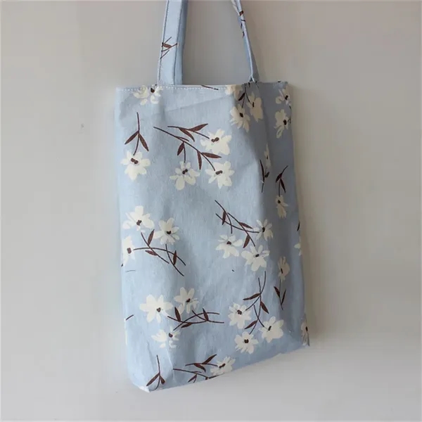 Cotton Linen Shopping Tote Bags Eco Friendly Reusable - Cotton Linen Shopping Tote Bags Eco Friendly Reusable - Image 1 of 3