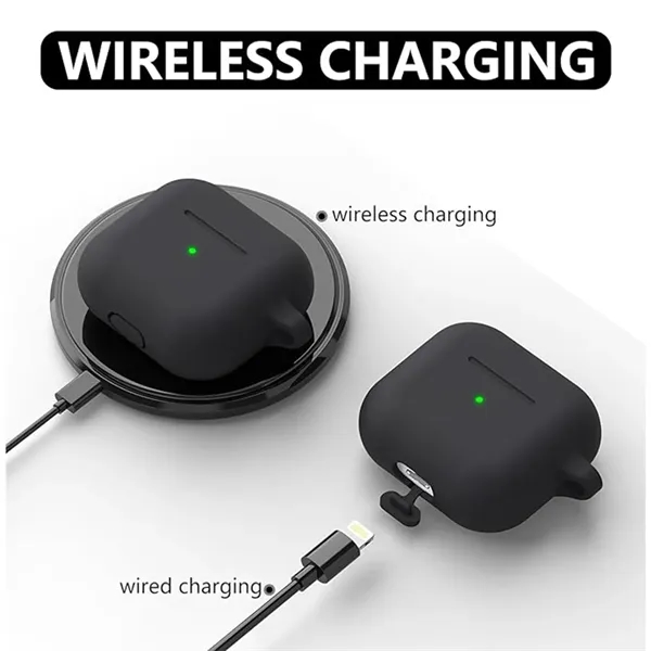 Silicone Wireless for AirPods Pro Protective Earphone Cover - Silicone Wireless for AirPods Pro Protective Earphone Cover - Image 3 of 3