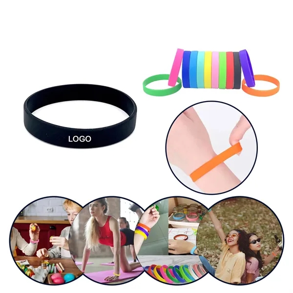Custom Silicone Bracelet - Custom Silicone Bracelet - Image 0 of 13