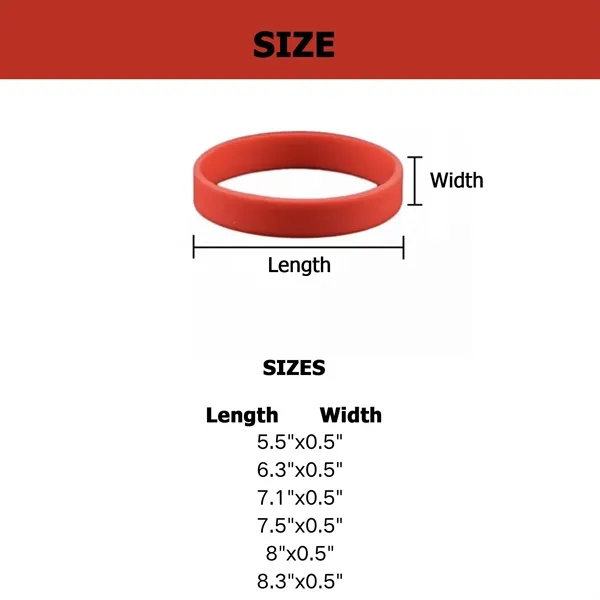 Custom Silicone Bracelet - Custom Silicone Bracelet - Image 13 of 13