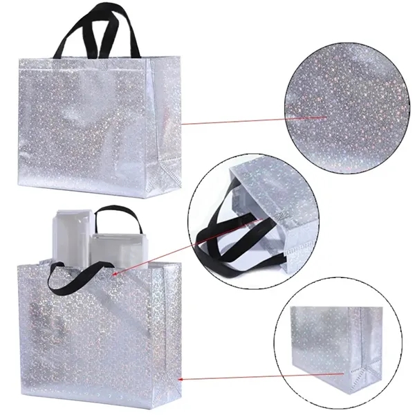 Iridescent Non Woven Tote Bags - Iridescent Non Woven Tote Bags - Image 2 of 5