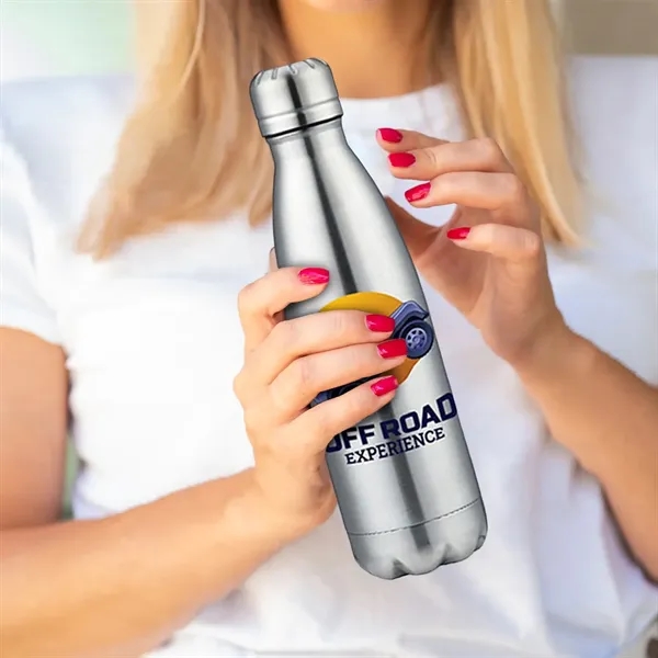 Twist 17 oz Stainless Steel Water Bottle - Twist 17 oz Stainless Steel Water Bottle - Image 10 of 21