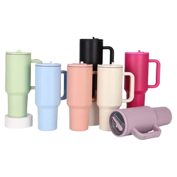 40oz Tumbler with Handle and Straw Lid - 40oz Tumbler with Handle and Straw Lid - Image 1 of 14
