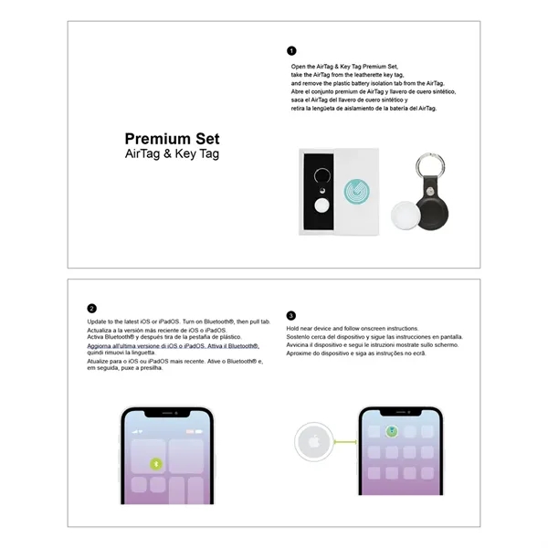 AirTag & Key Tag Customizable Gift Box Premium Set - AirTag & Key Tag Customizable Gift Box Premium Set - Image 3 of 12