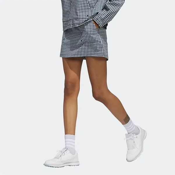 Adidas Ladies Ultimate365 Gingham 15" Skort - Adidas Ladies Ultimate365 Gingham 15" Skort - Image 2 of 3