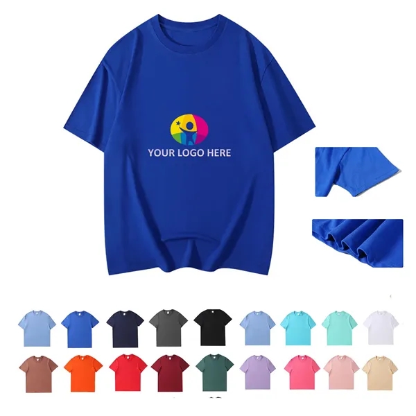 Premium 200 GSM Unisex Round Neck Tee - Premium 200 GSM Unisex Round Neck Tee - Image 0 of 9