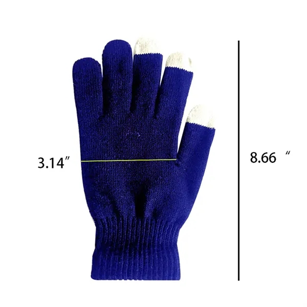 Knitted Touchscreen Tech Gloves - Knitted Touchscreen Tech Gloves - Image 11 of 11