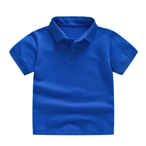 Children Pique Polo Shirt - Children Pique Polo Shirt - Image 6 of 13