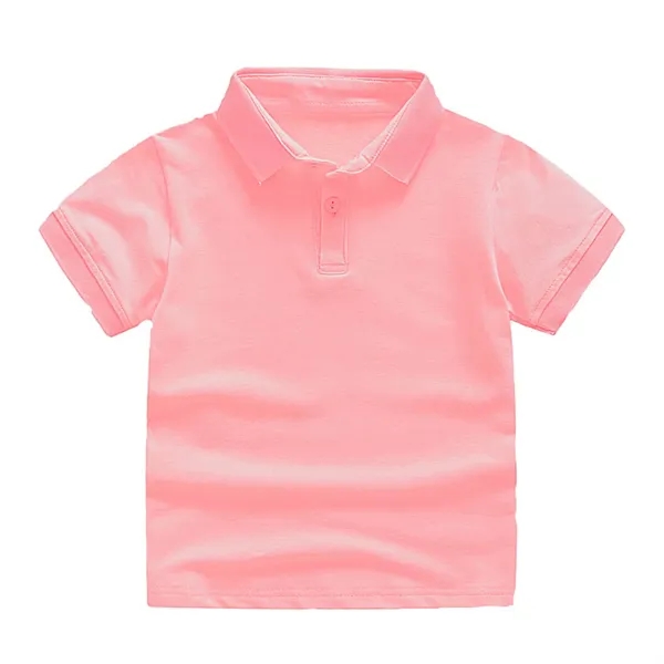 Children Pique Polo Shirt - Children Pique Polo Shirt - Image 5 of 13
