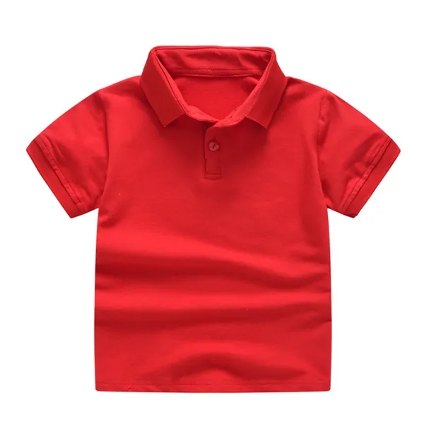 Children Pique Polo Shirt - Children Pique Polo Shirt - Image 4 of 13