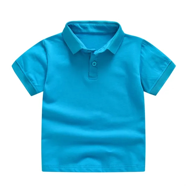 Children Pique Polo Shirt - Children Pique Polo Shirt - Image 1 of 13
