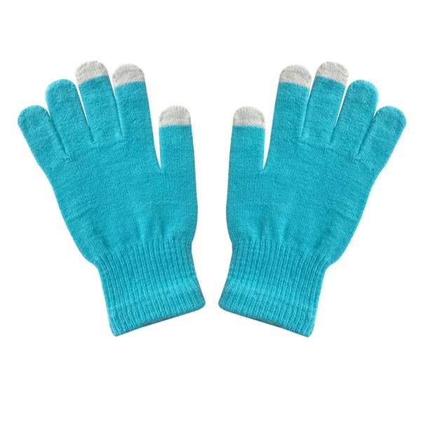 Knitted Touchscreen Tech Gloves - Knitted Touchscreen Tech Gloves - Image 5 of 11