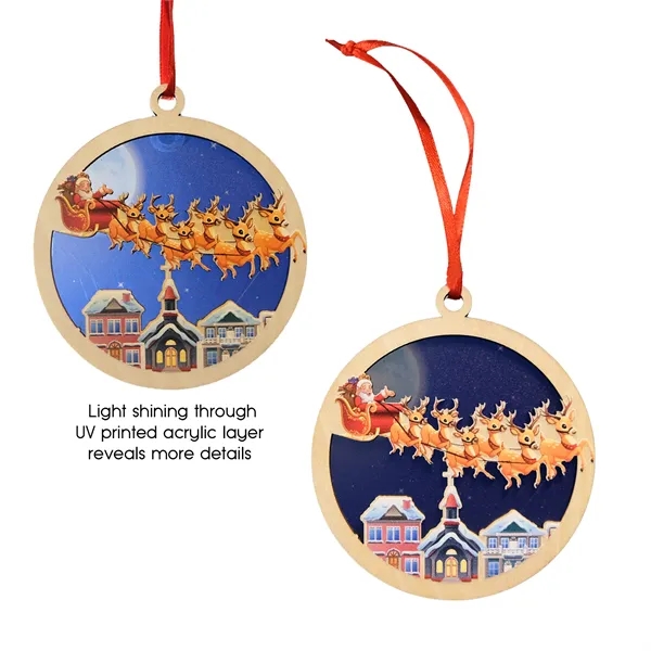 Suncatcher Layered Wood Ornament - Suncatcher Layered Wood Ornament - Image 3 of 7