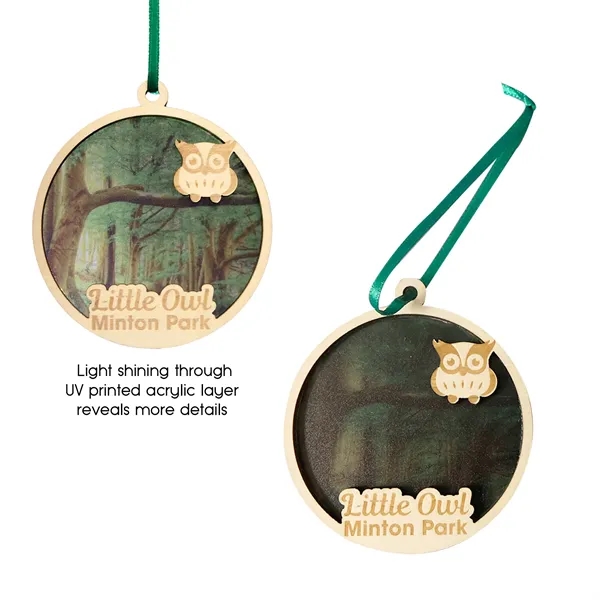 Suncatcher Layered Wood Ornament - Suncatcher Layered Wood Ornament - Image 1 of 7