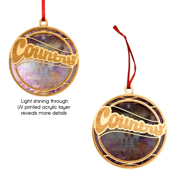 Suncatcher Layered Wood Ornament - Suncatcher Layered Wood Ornament - Image 2 of 7