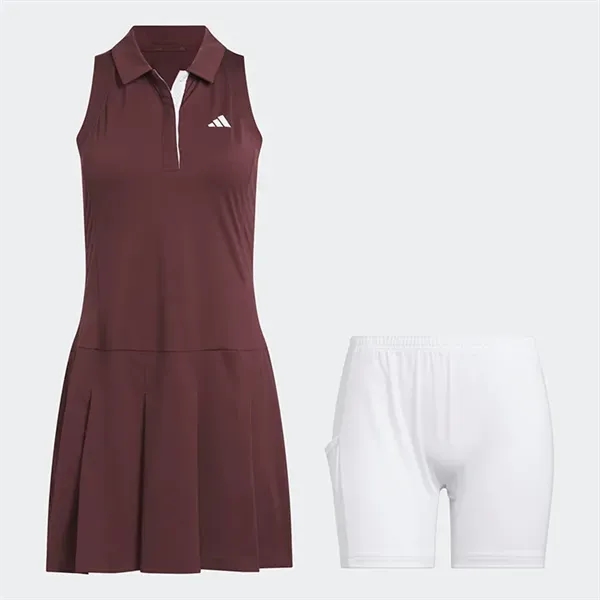 Adidas Ladies Ultimate365 Tour Pleated Dress - Adidas Ladies Ultimate365 Tour Pleated Dress - Image 2 of 4