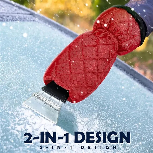 Waterproof Snow Ice Scraper with Glove for Car Windshield - Waterproof Snow Ice Scraper with Glove for Car Windshield - Image 4 of 6