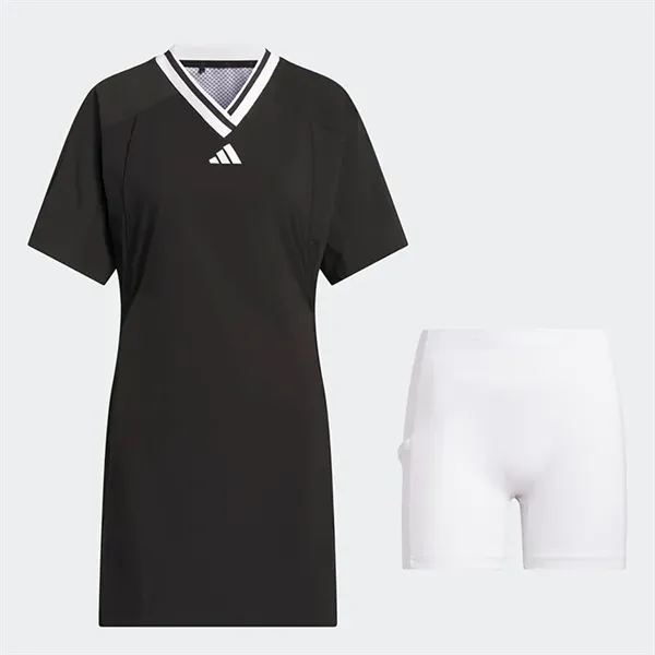 Adidas Ladies Beyond the Course V-Neck Adjustable Dress - Adidas Ladies Beyond the Course V-Neck Adjustable Dress - Image 0 of 2