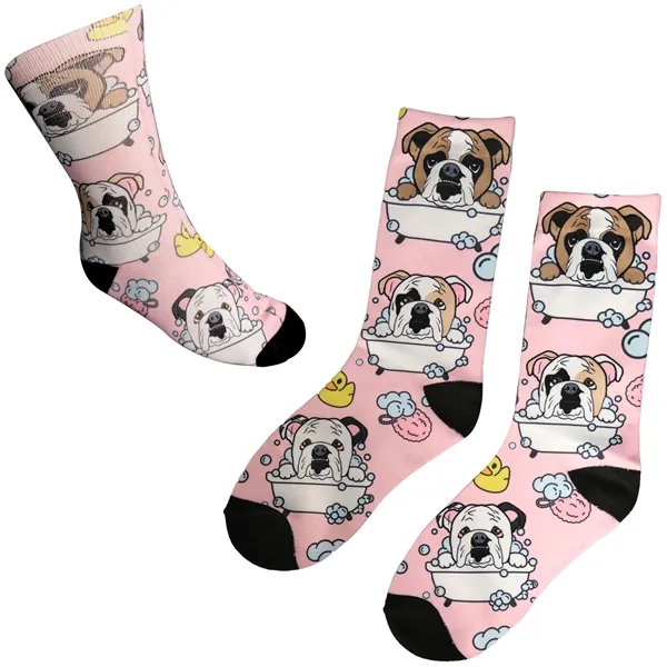 Sublimated Athletic Crew Sock - Sublimated Athletic Crew Sock - Image 3 of 3
