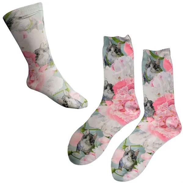 Custom Sublimated Dress Socks - Custom Sublimated Dress Socks - Image 1 of 1