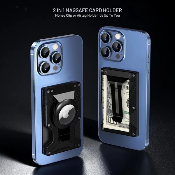 MAGSAFE RFID Box w/ Apple Tracker holder + Money Clip - MAGSAFE RFID Box w/ Apple Tracker holder + Money Clip - Image 0 of 13