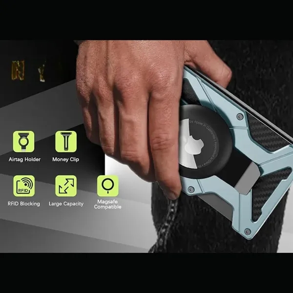 MAGSAFE RFID Box w/ Apple Tracker holder + Money Clip - MAGSAFE RFID Box w/ Apple Tracker holder + Money Clip - Image 3 of 13