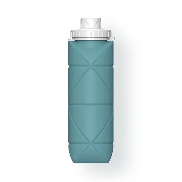 20 OZ Foldable Silicone Water Bottle
