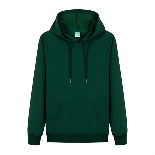 Custom Solid Fleece Hooded Sweatshirt