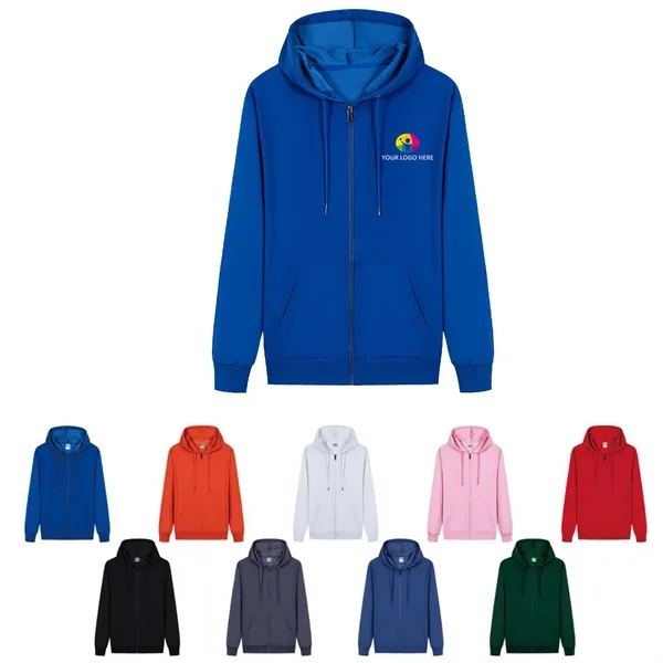 Stylish Zippered Hoodie