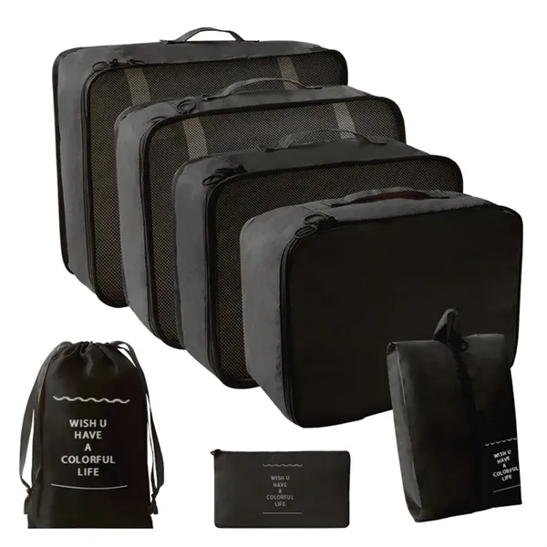 7 Part Premium Travel Compression Organizer