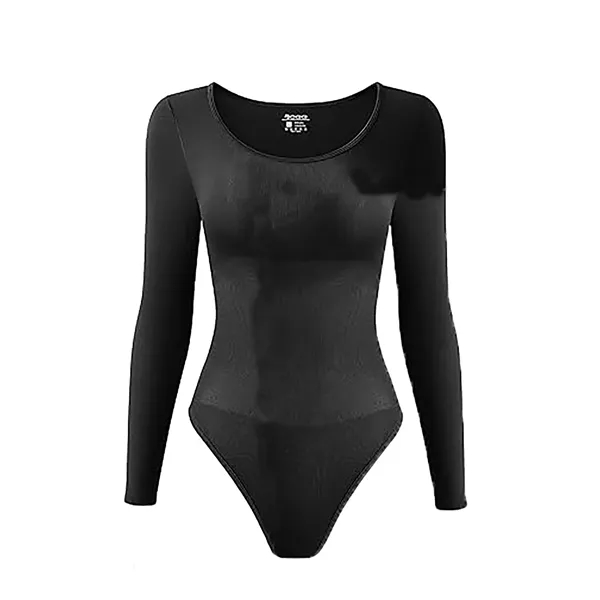 Neck Coverage Long Sleeve Bodysuit