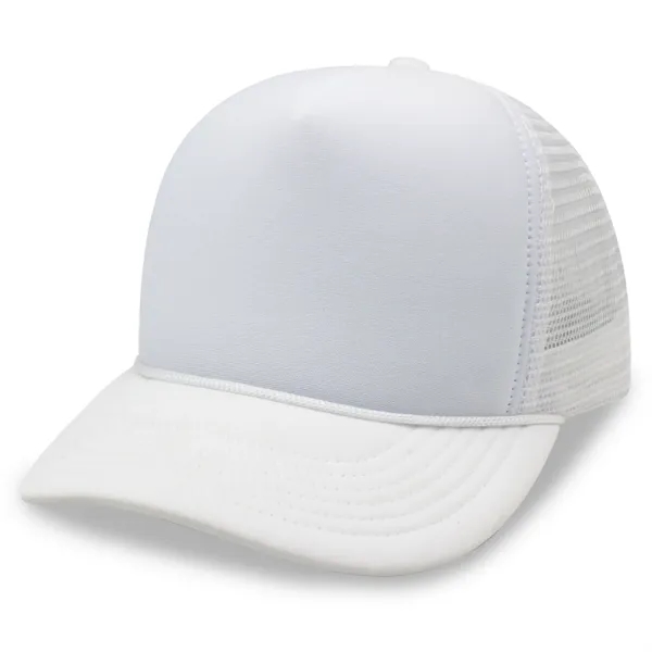 5 Panel Foam Mesh Back Trucker Cap w/Rope - 5 Panel Foam Mesh Back Trucker Cap w/Rope - Image 31 of 31