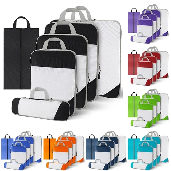 Compression Packing cube for Travel - 6 Piece Set - Compression Packing cube for Travel - 6 Piece Set - Image 0 of 5