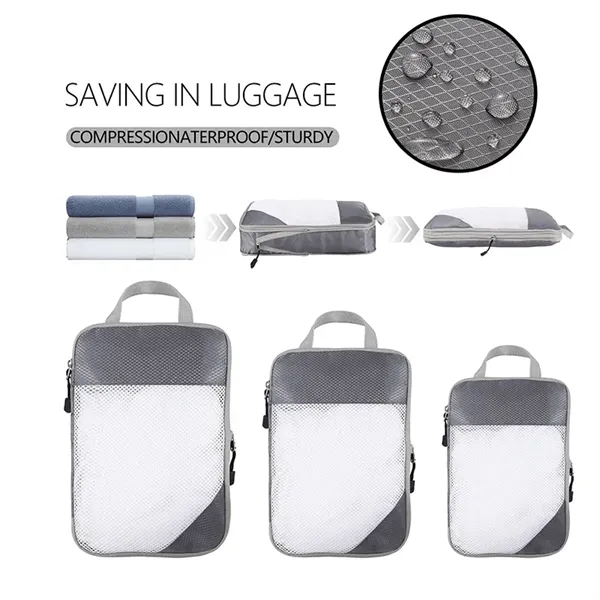 Compression Packing cube for Travel - 6 Piece Set - Compression Packing cube for Travel - 6 Piece Set - Image 3 of 5