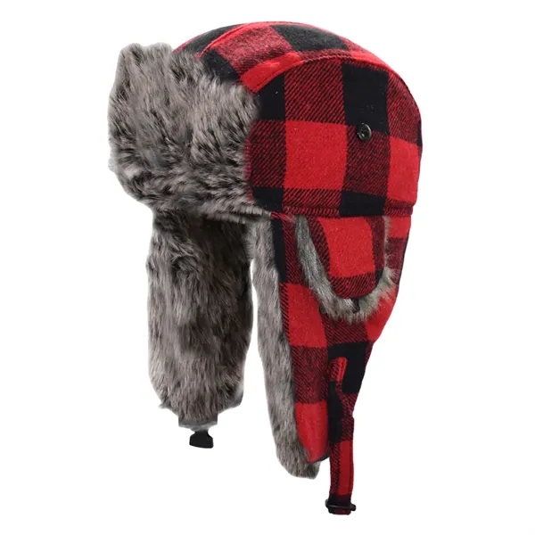 Winter Trooper Hats with Ear Flap - Winter Trooper Hats with Ear Flap - Image 2 of 3